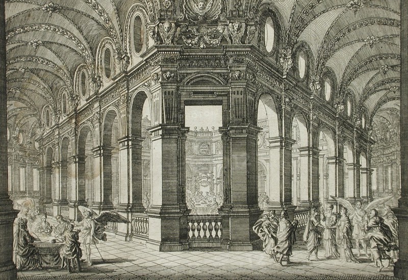 Wedding Sacraments Witnessed by Angels, 18th century. Creator: Unknown.