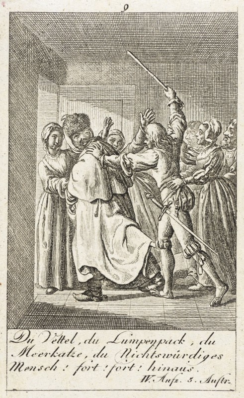 William Shakespeares Merry Wives of Windsor, 1786. Creator: Daniel Nikolaus Chodowiecki.