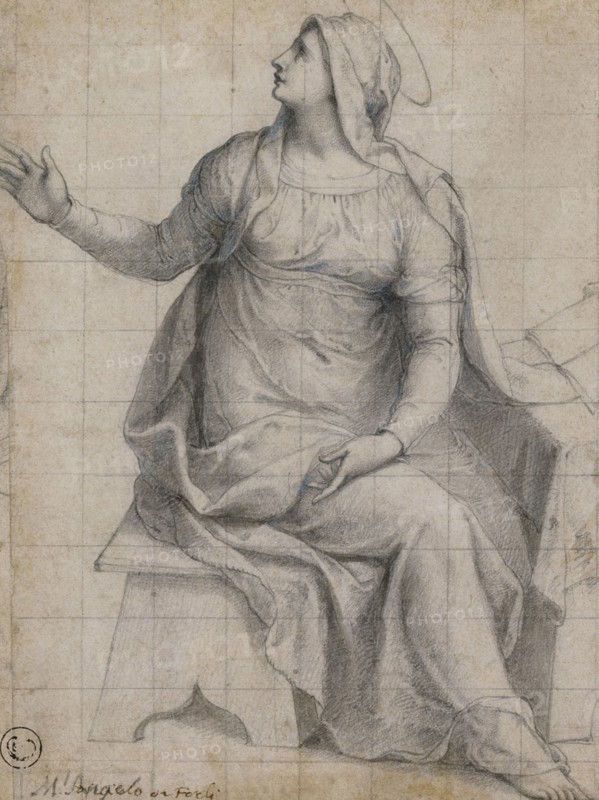 Virgin of the Annunciation, c1559. Creator: Livio Agresti da Forlì.