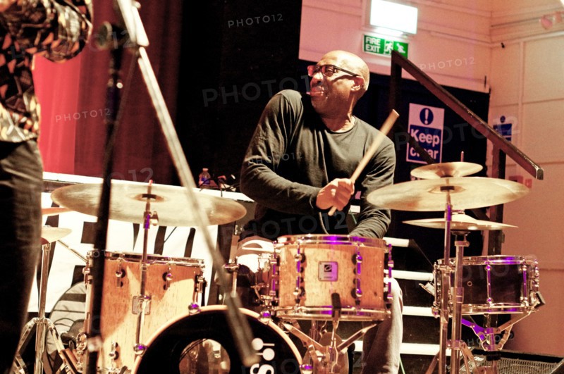 Rod Youngs, Denys Baptiste Quartet, Battle Jazz Festival, Battle, East Sussex, July 2023. Creator: Brian O'Connor.