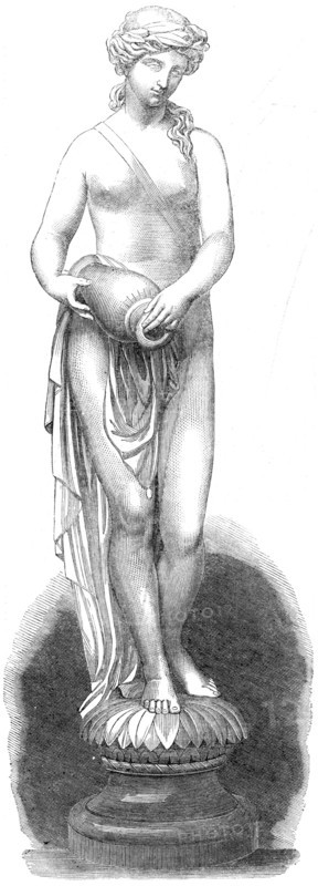 Figure of a nymph in the Royal Dairy, Windsor, by J. Thomas, 1861. Creator: Unknown.