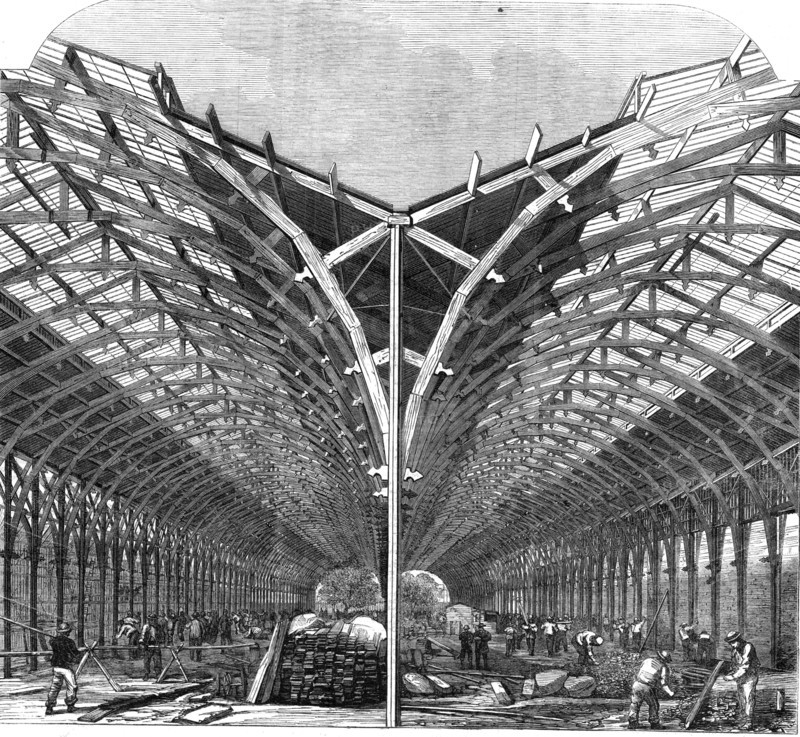 Progress of the International Exhibition: the Machinery Department, 1861. Creator: Unknown.