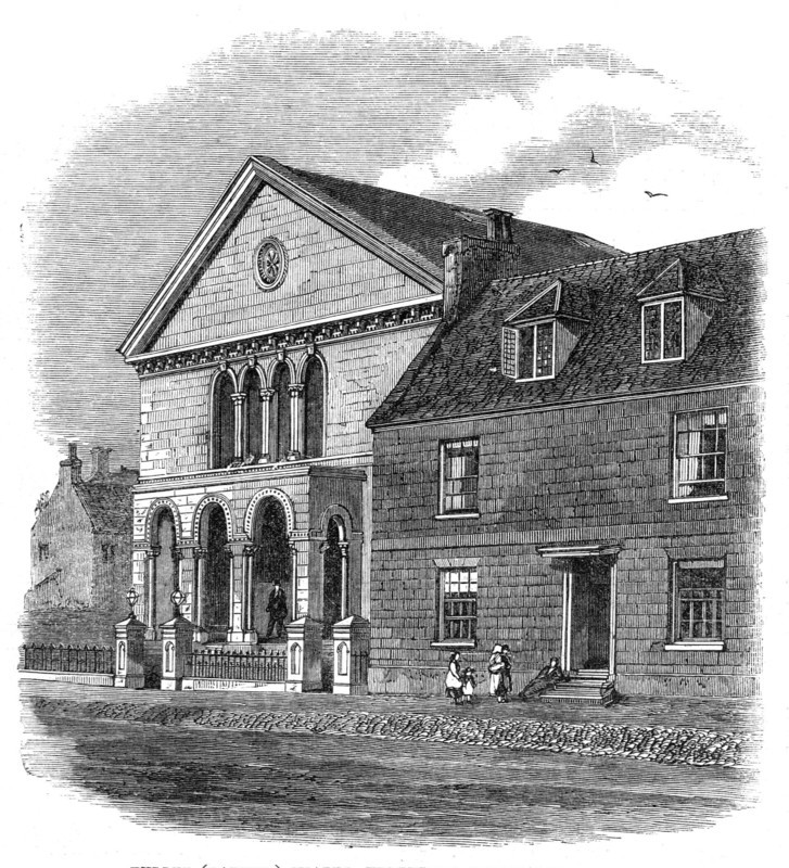 Fuller (Baptist) Chapel, Kettering, Northamptonshire, 1861. Creator: Unknown.