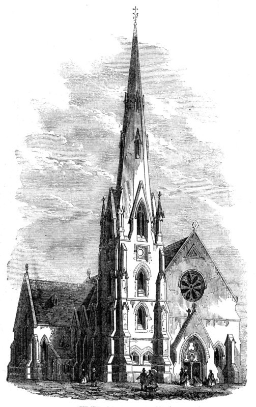 St. Stephen's Church, Albert-Square, Clapham, 1861. Creator: Unknown.