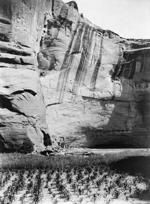 Today and Yesterday-Navajo. Antelope Ruin, Canyon del Muerto, c1906. Creator: Edward Sheriff Curtis.