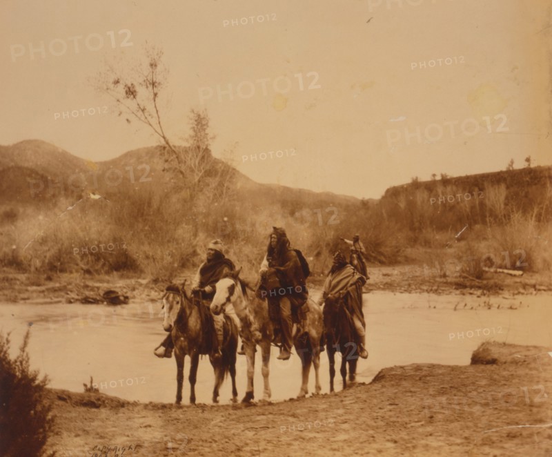 At the ford-Apache, c1903. Creator: Edward Sheriff Curtis.