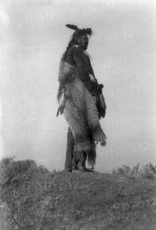 Hoop on the Forehead, c1908. Creator: Edward Sheriff Curtis.