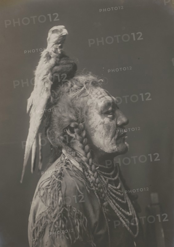 Two Whistles [A]-Apsaroke, c1908. Creator: Edward Sheriff Curtis.