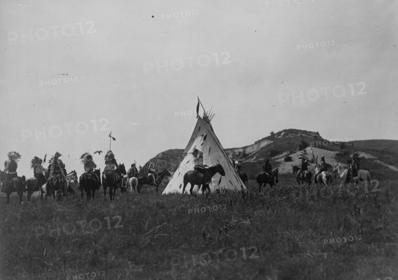 War preparation, c1907. Creator: Edward Sheriff Curtis.