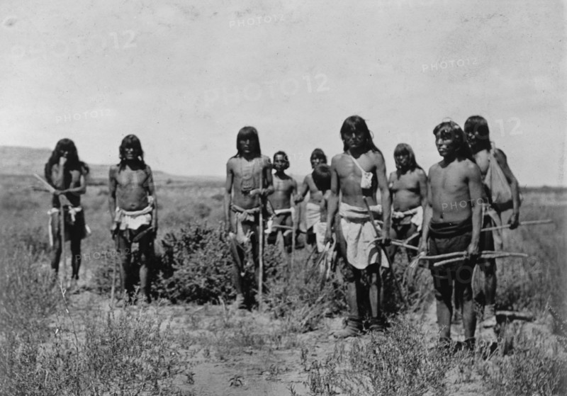 The snake priests-Hopi, c1907. Creator: Edward Sheriff Curtis.