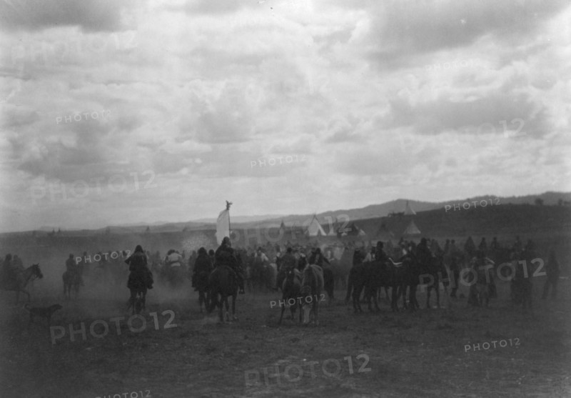 Jicarilla fiesta, c1905. Creator: Edward Sheriff Curtis.