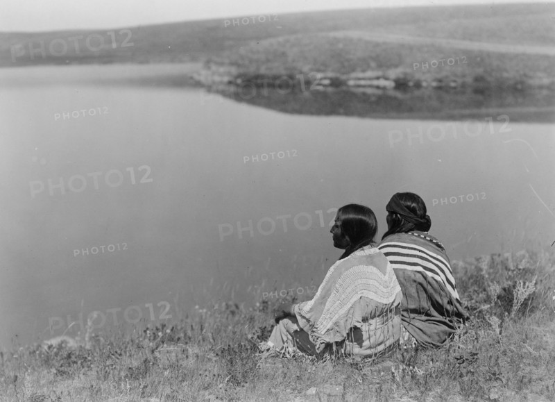 An idle hour, Piegan, c1910. Creator: Edward Sheriff Curtis.