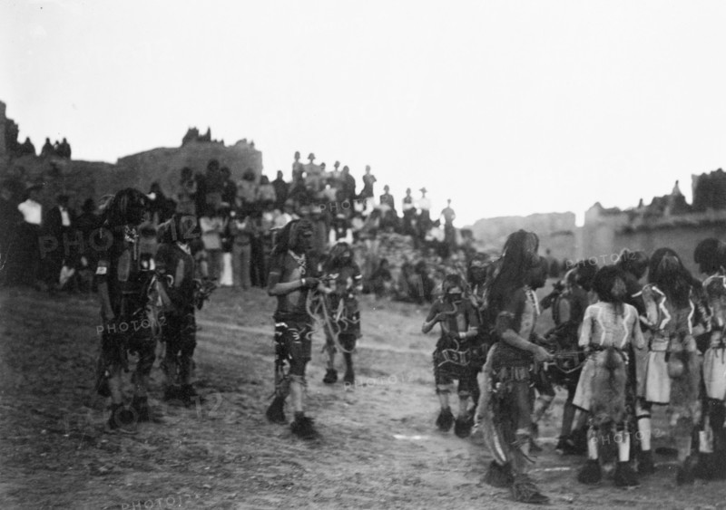 Oraibi snake dance, 1904, c1905. Creator: Edward Sheriff Curtis.