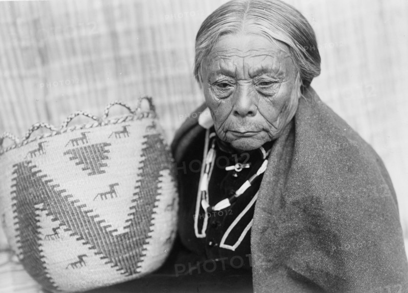 Basket maker-Skokomish, c1913. Creator: Edward Sheriff Curtis.