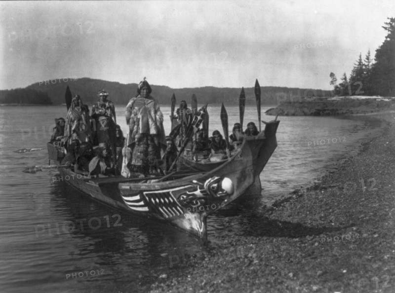 The wedding party - Qagyuhl, c1914. Creator: Edward Sheriff Curtis.