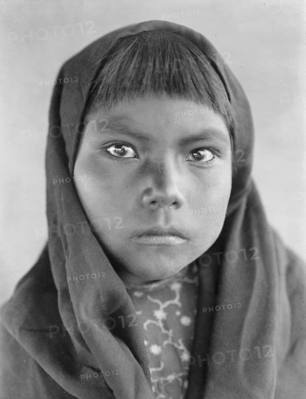 Qahatika child, c1907. Creator: Edward Sheriff Curtis.