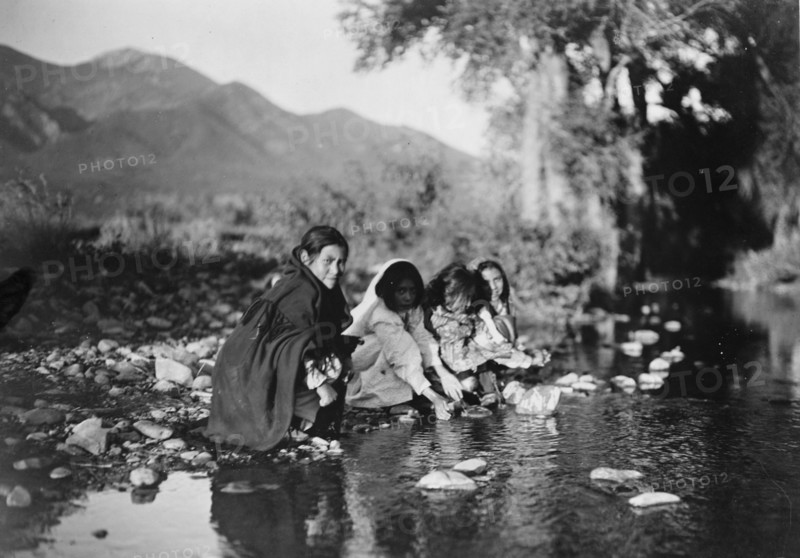 Taos children, c1905. Creator: Edward Sheriff Curtis.