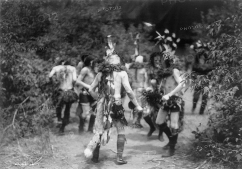 Yebichai prayer, E, c1906. Creator: Edward Sheriff Curtis.