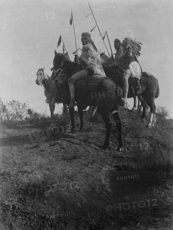 The spirit of the past-Apsaroke, c1908. Creator: Edward Sheriff Curtis.