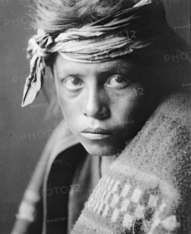 The youth from the desert land-Navaho, c1906. Creator: Edward Sheriff Curtis.