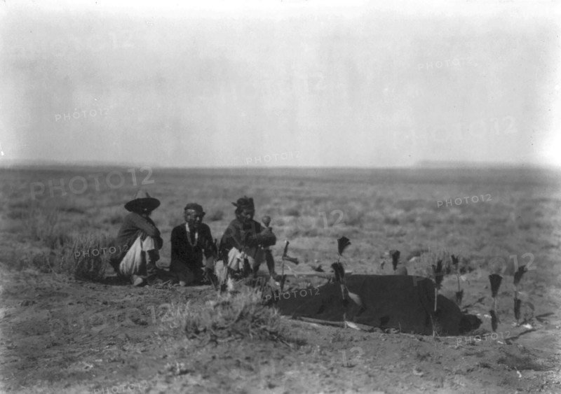 Yeibichai sweat-Navaho, c1905. Creator: Edward Sheriff Curtis.