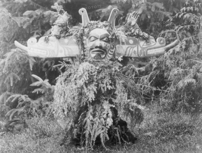 Sisiutl-Qagyuhl, c1914. Creator: Edward Sheriff Curtis.