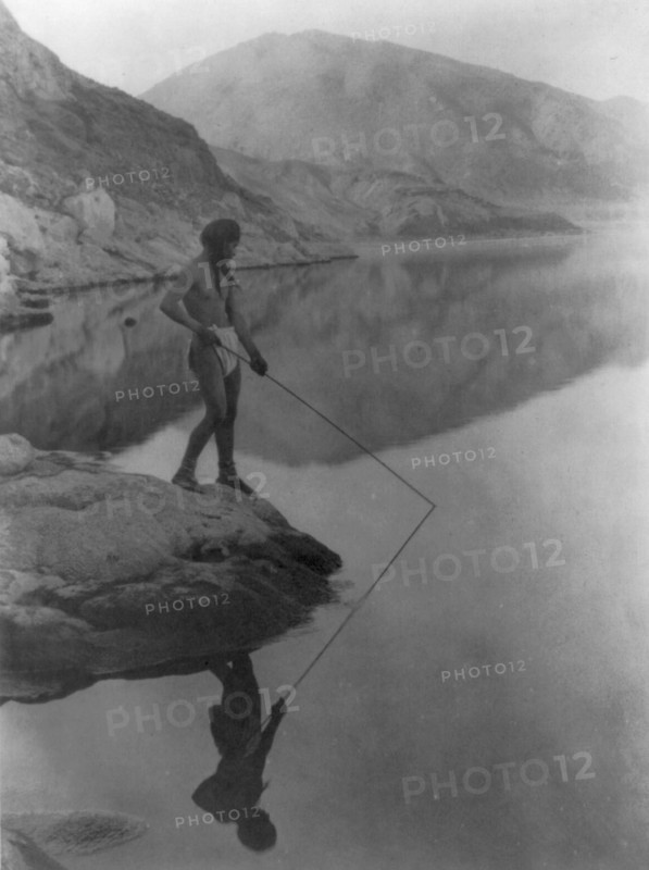 Shores of Walker Lake-Paviotso, c1924. Creator: Edward Sheriff Curtis.