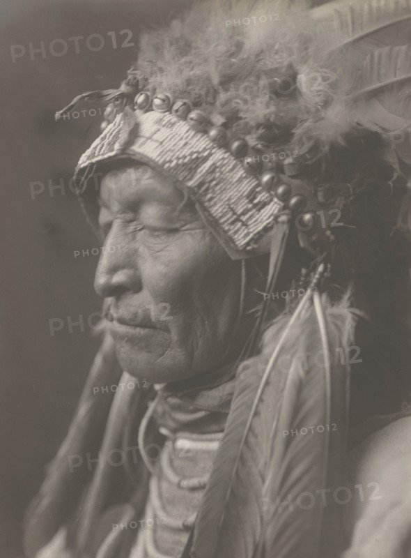 Old Tail, 1908. Creator: Edward Sheriff Curtis.