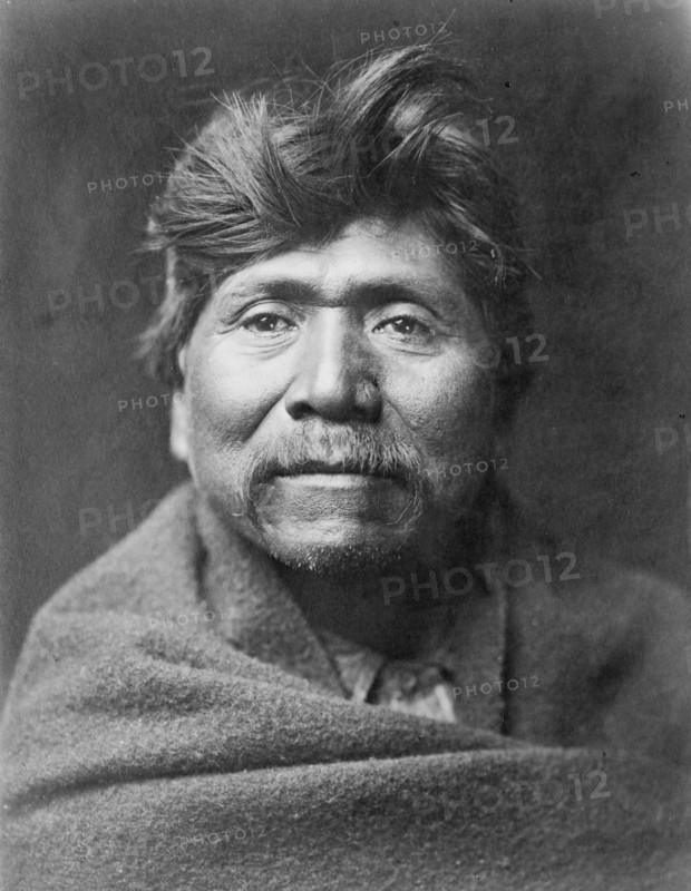 Pachilawa-Walapai chief, c1907. Creator: Edward Sheriff Curtis.