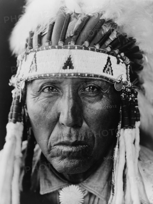 Red Bird-Cheyenne, c1927. Creator: Edward Sheriff Curtis.