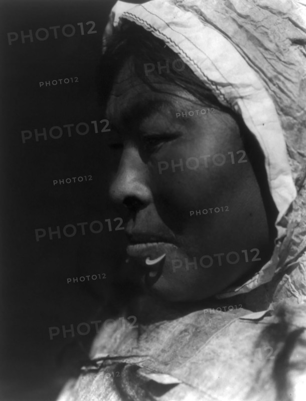 Nunivak Island, Alaska: Jukuk, c1929. Creator: Edward Sheriff Curtis.