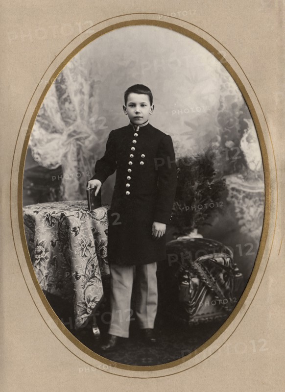 Teenage Boy in Uniform, late 19th cent - early 20th cent. Creator: IV Bulatov.