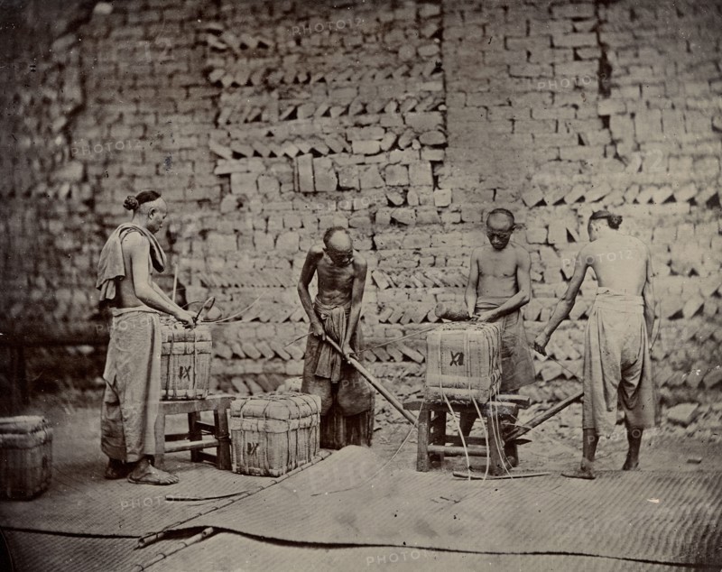 Packaging of slab tea, end of 19th century. Creator: Nikolai Apollonovich Charushin.
