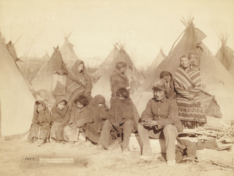 What's left of Big Foot's band, 1891. Creator: John C. H. Grabill.