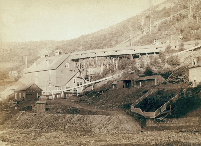 De Smet Gold Stamp Mill, Central City, Dak, 1888. Creator: John C. H. Grabill.