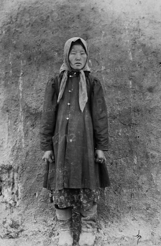 Buryat girl, late 19th cent - early 20th cent. Creator: I Popov.