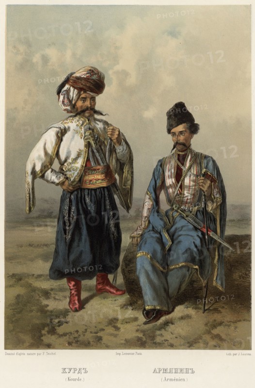 Kurd. Armenian, 1862. Creator: Frants Taikhel.