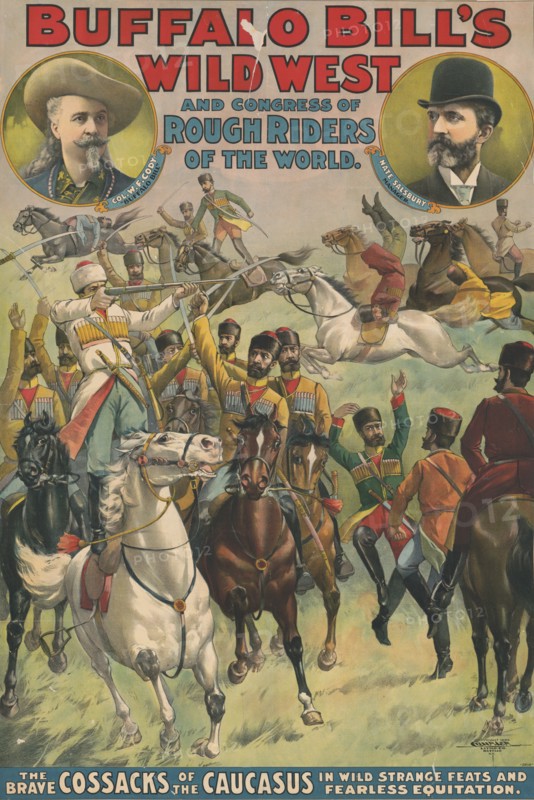 Buffalo Bill's wild west and congress of rough riders of the world, c1899. Creator: Unknown.
