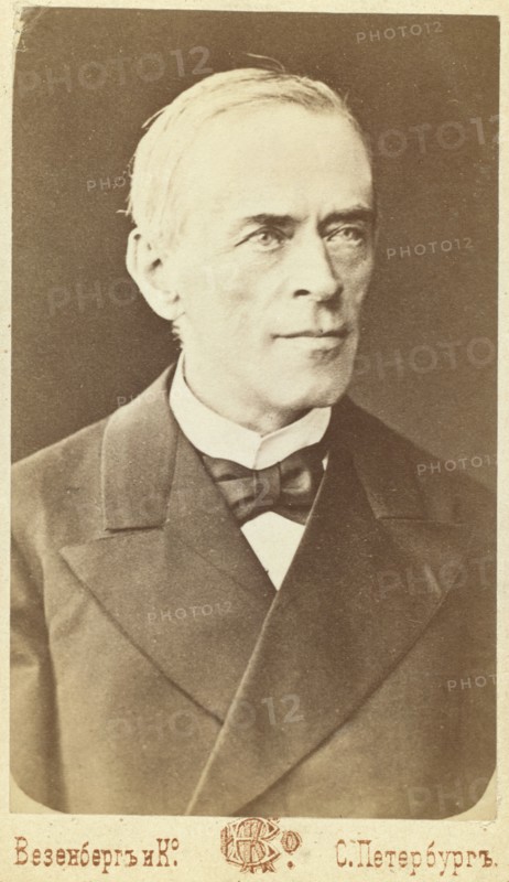 Nikolai Khristianovich Bunge, head-and-shoulders portrait, facing slightly..., between 1880 and 1886 Creator: Unknown.
