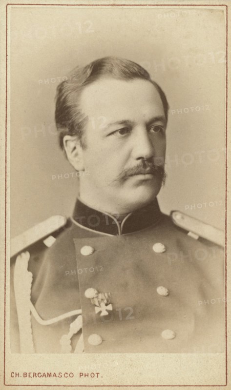 Count Illarion Ivanovich Vorontsov-Dashkov, head-and-shoulders portrait, facing right, 1870-1886 Creator: Unknown.
