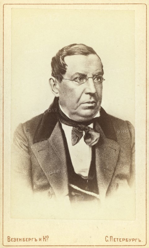 Nikolai Gerasimovich Ustrialov, head-and-shoulders portrait, facing right, between 1880 and 1886. Creator: Unknown.
