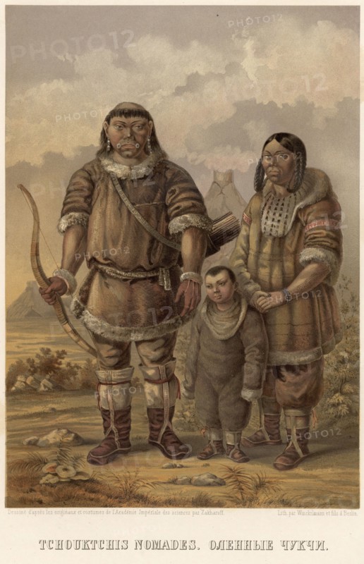 Reindeer Chukchi, 1862. Creator: Zakharov.