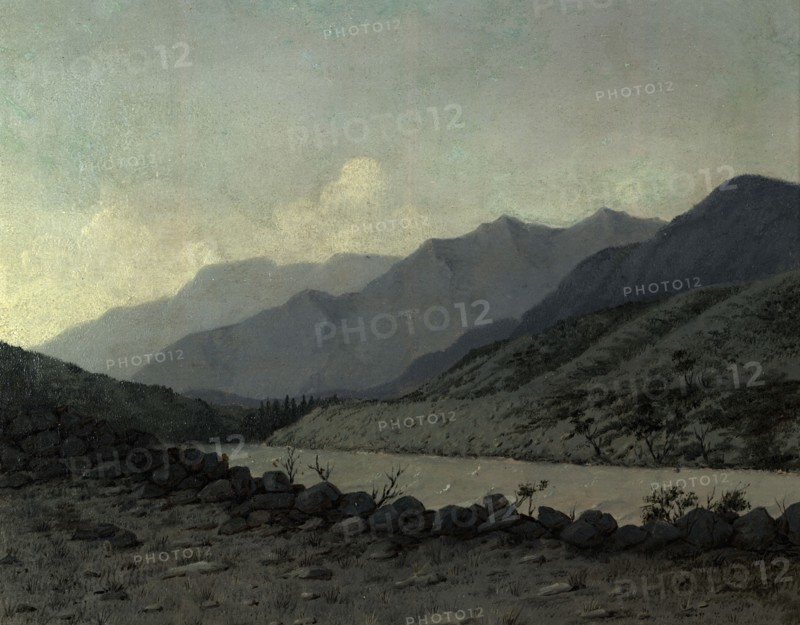 Mountain Landscape. Altai, 1850-1899. Creator: Pavel Mikhailovich Kosharov.