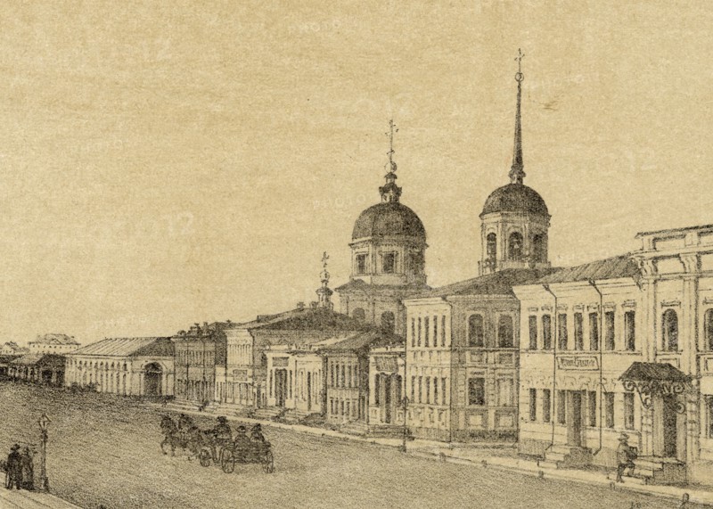 Millionnaia Street, 1886. Creator: Pavel Mikhailovich Kosharov.