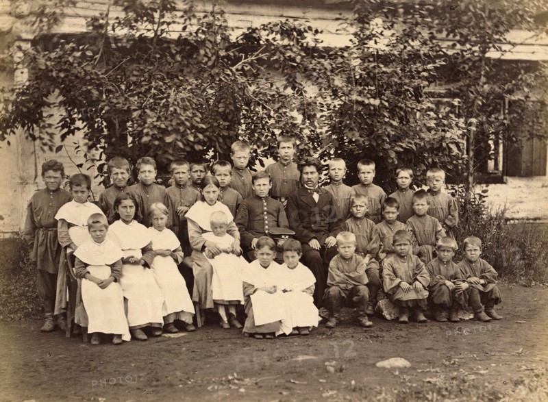 Children at the Kara Orphanage, 1891. Creator: Aleksei Kuznetsov.