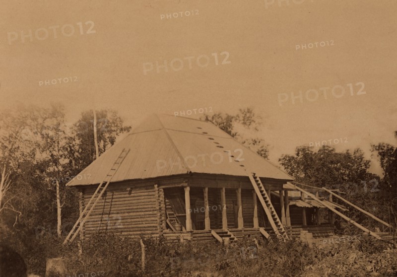 Prison Provisions Depot for the Derbinsky Prison in the Tym River Valley, 1880-1899. Creator: Innokenty Ignatievich Pavlovsky.