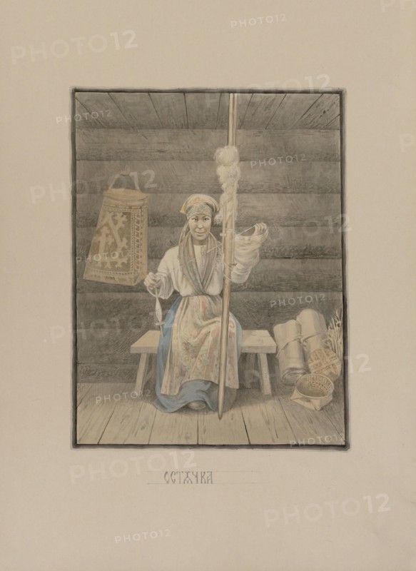 Khant woman, 1862-1887. Creator: Mikhail Znamensky.