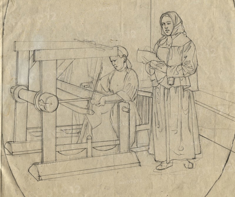 Loom, 2nd half of 19th century. Creator: Mikhail Znamensky.