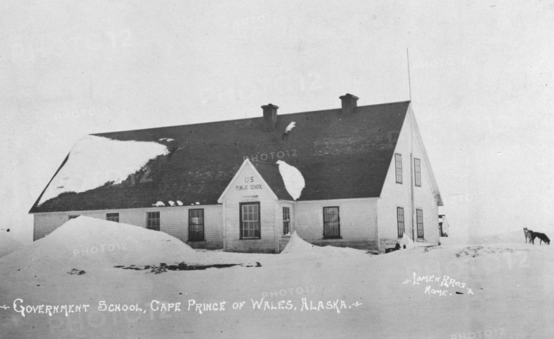 Public school provided by the U.S. Government, between c1900 and c1930. Creator: Lomen Brothers.