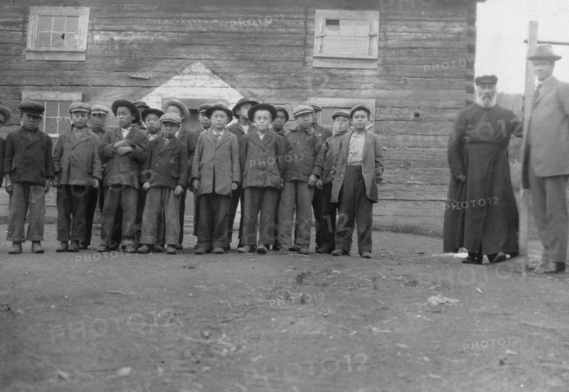 Children of Holy Cross Mission, between c1900 and 1916. Creator: Unknown.